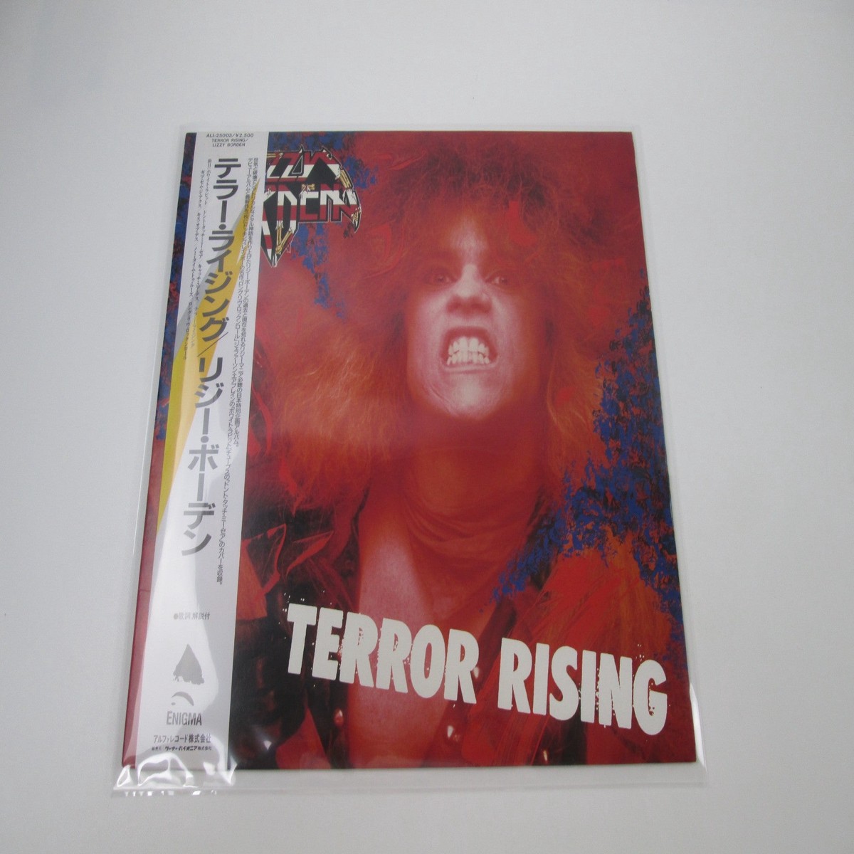 Lizzy Borden Terror Rising ALI-25003 with OBI Japan LP Vinyl