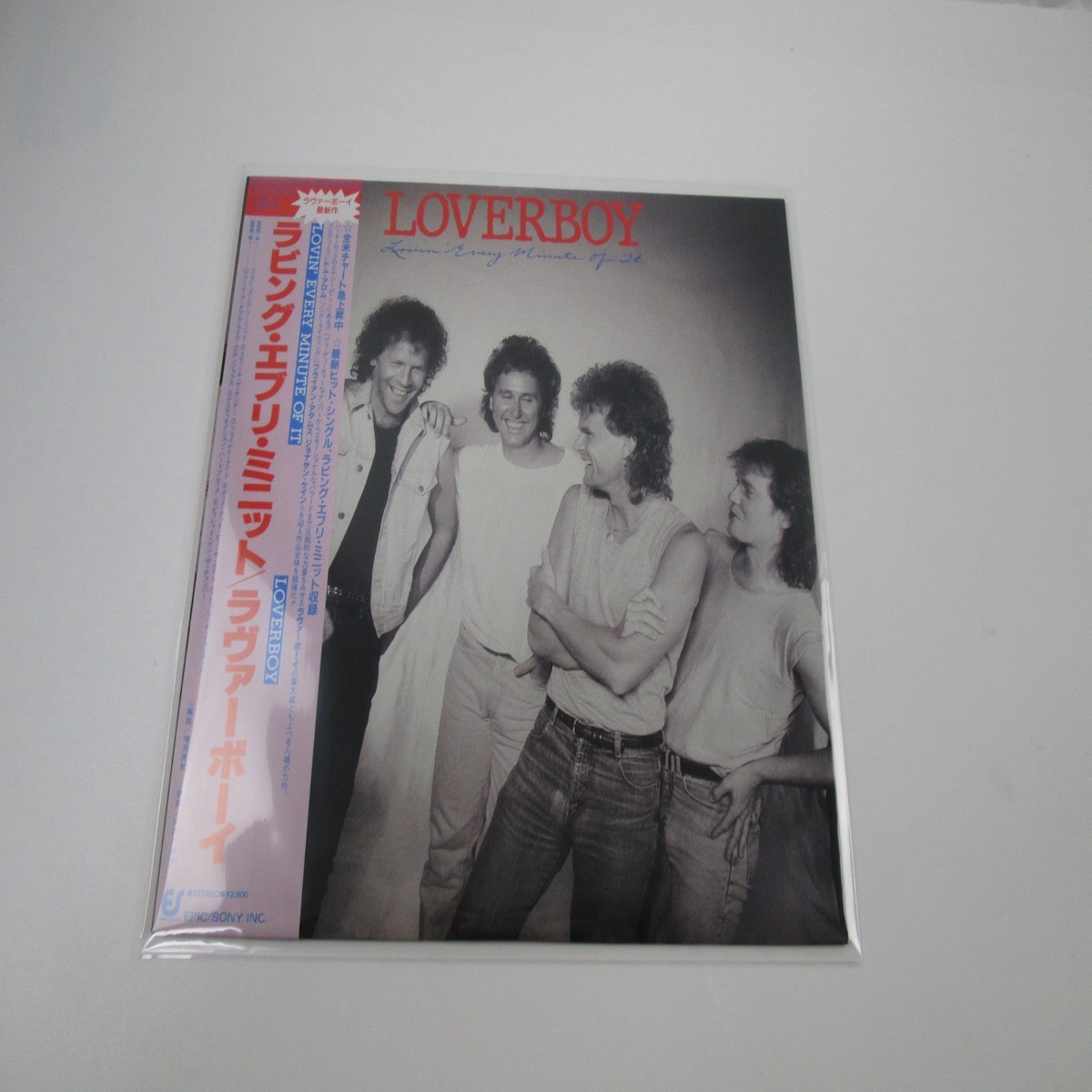 LOVERBOY LOVIN' EVERY MINUTE OF IT EPIC 28 3P-661 with OBI Japan LP Vinyl