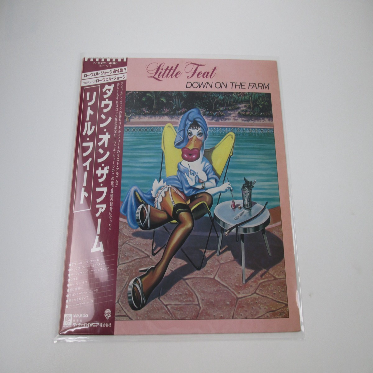 Little Feat Down On The Farm P-10650W with OBI Japan LP Vinyl