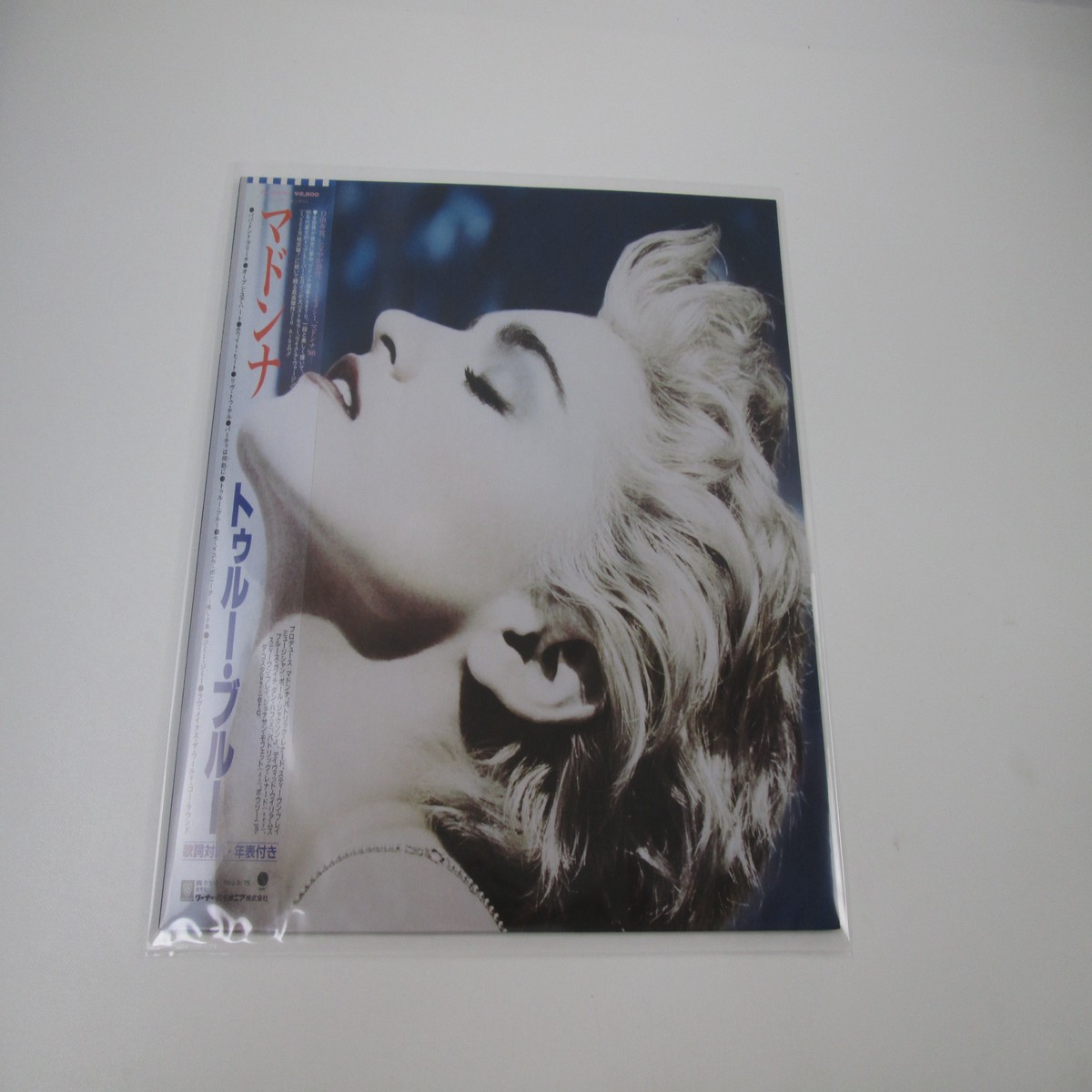 MADONNA TRUE BLUE SIRE P-13310 with OBI Japan LP Vinyl