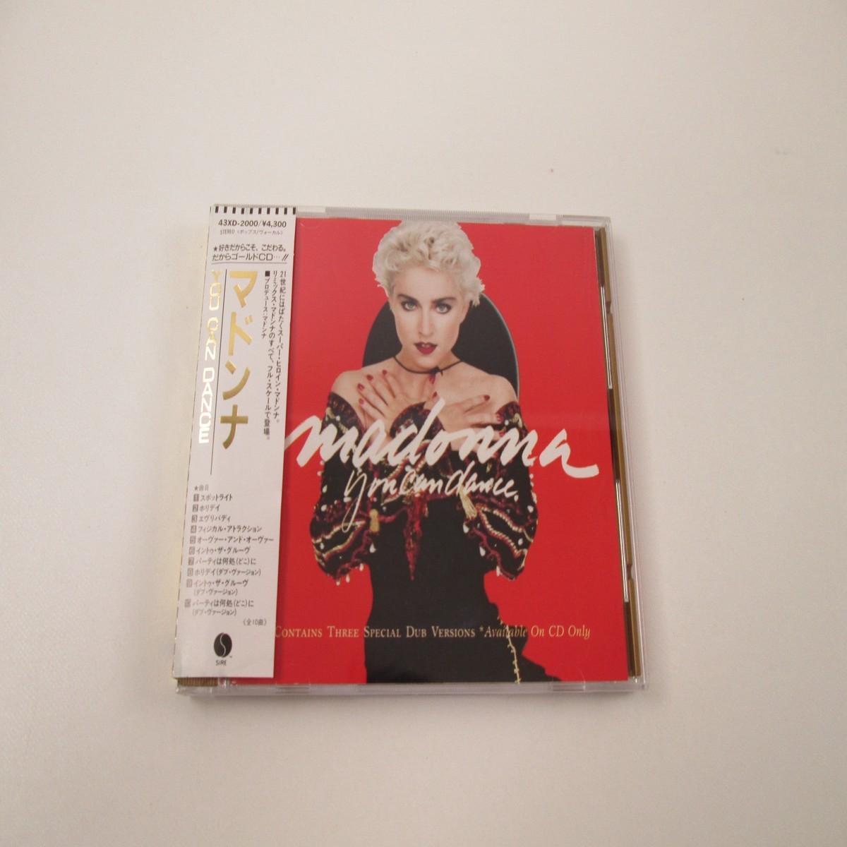 Madonna You Can Dance 43XD-2000 Music Gold CD Japan Ver with OBI