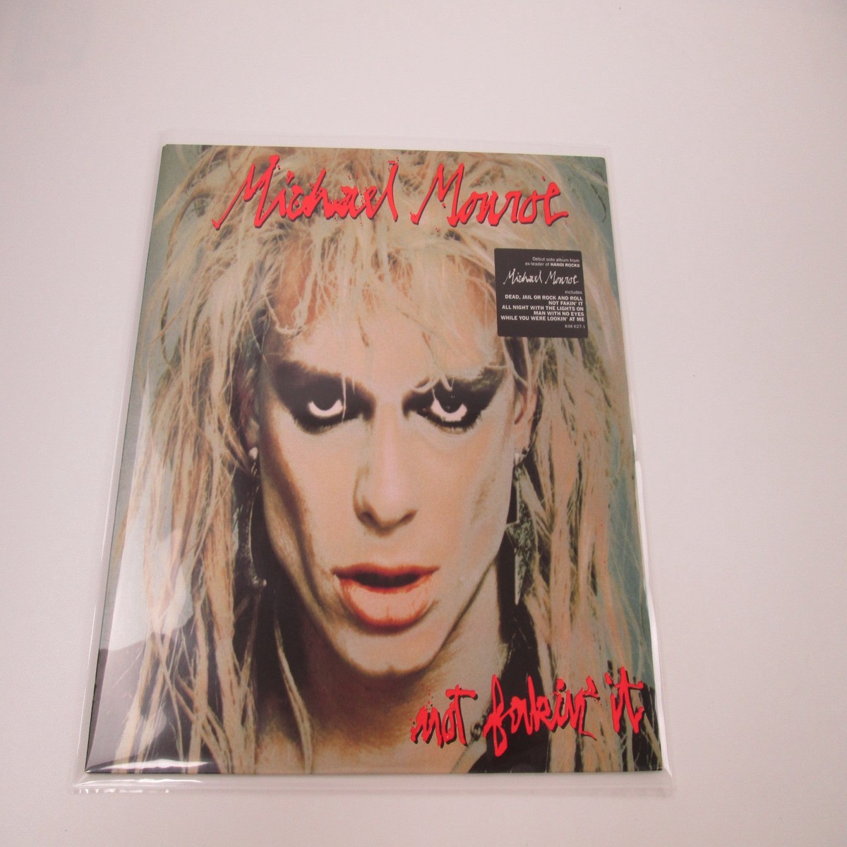Michael Monroe Not Fakin' It Promo 838 627-1 LP Vinyl