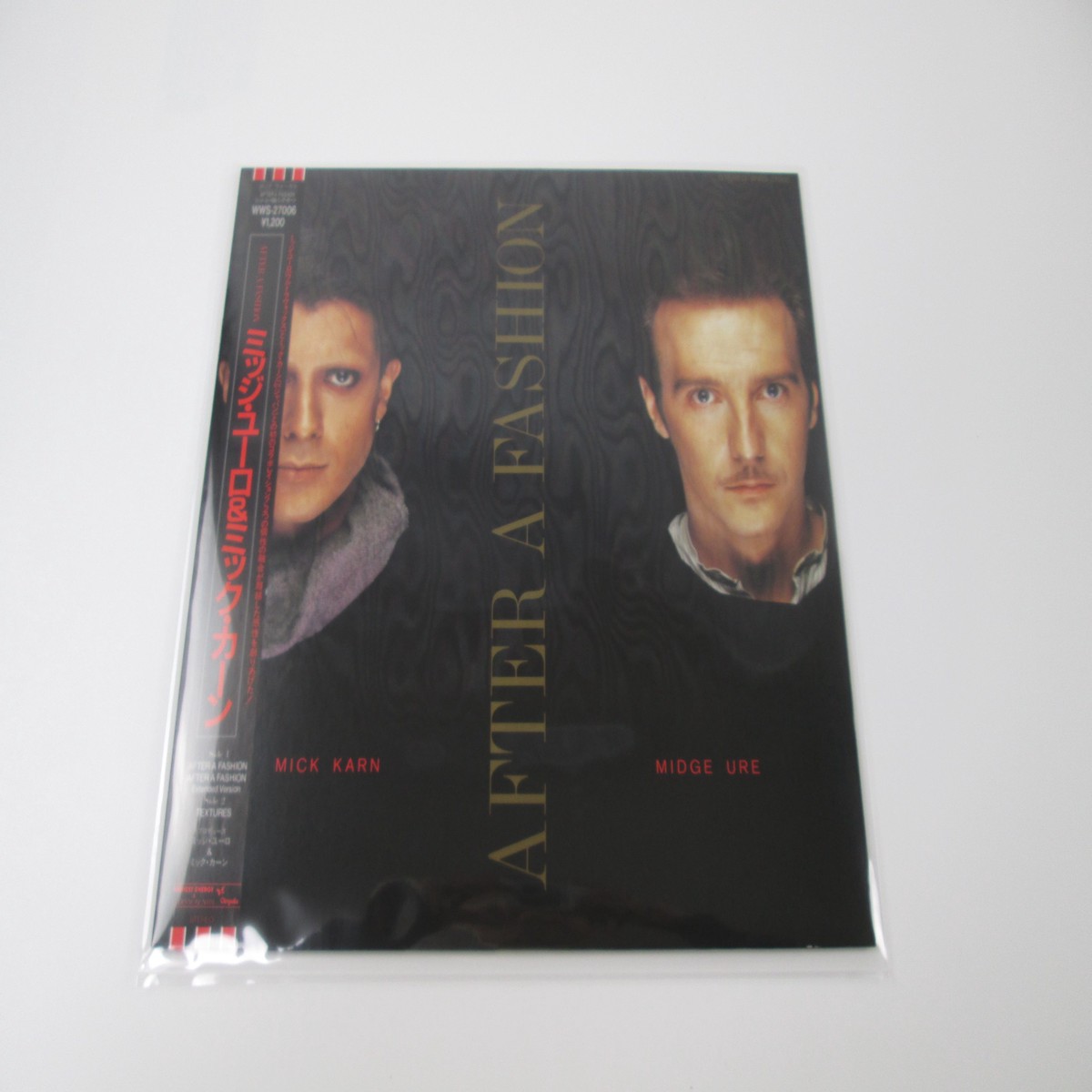 MIDGE URE & MICK KARN AFTER A FASHION WWS-27006 with OBI Japan LP Vinyl