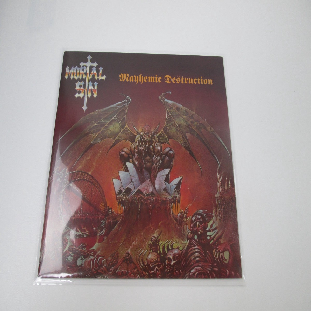 Mortal Sin Mayhemic Destruction VERH 48 with EP LP Vinyl