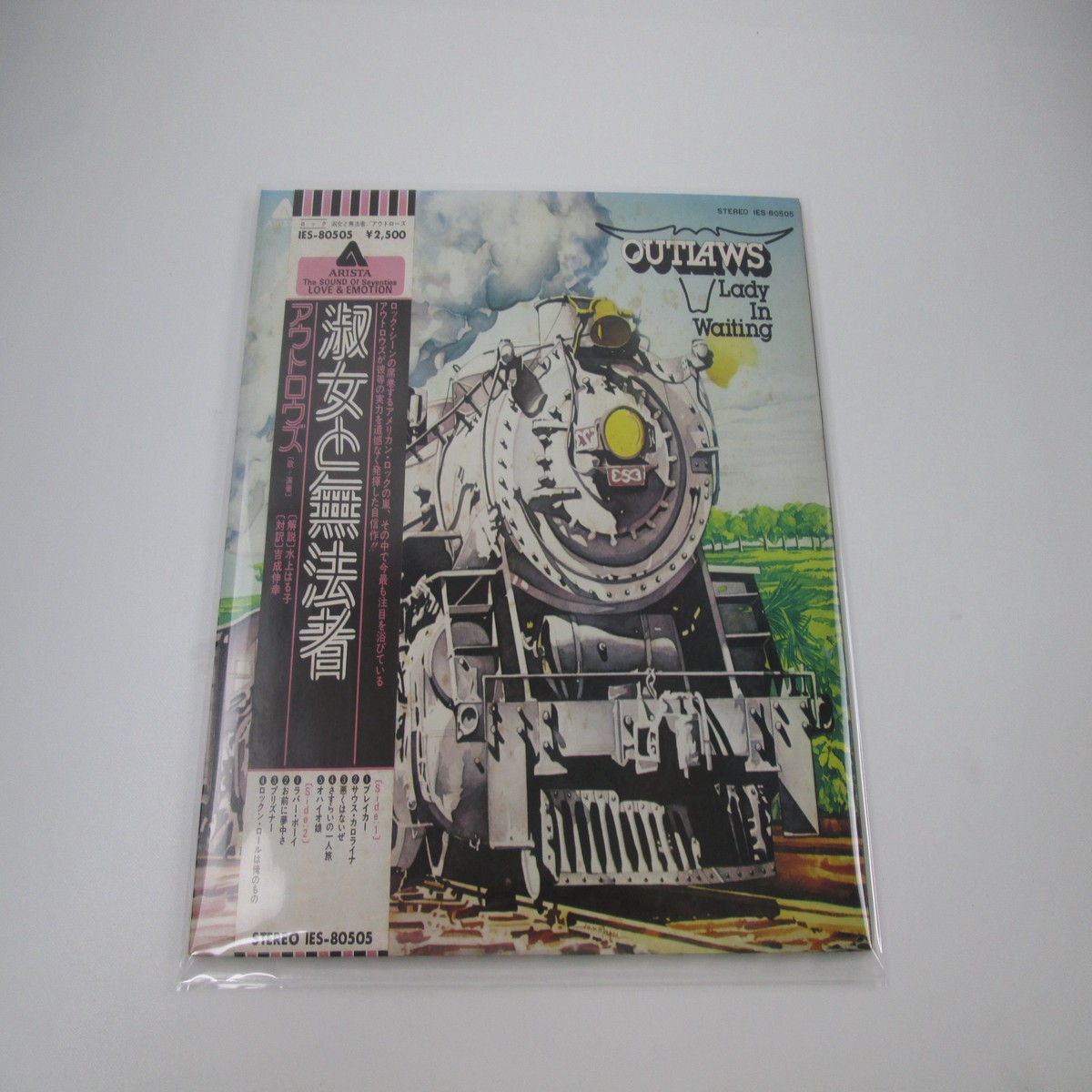 Outlaws Lady In Waiting IES-80505 with OBI Japan LP Vinyl