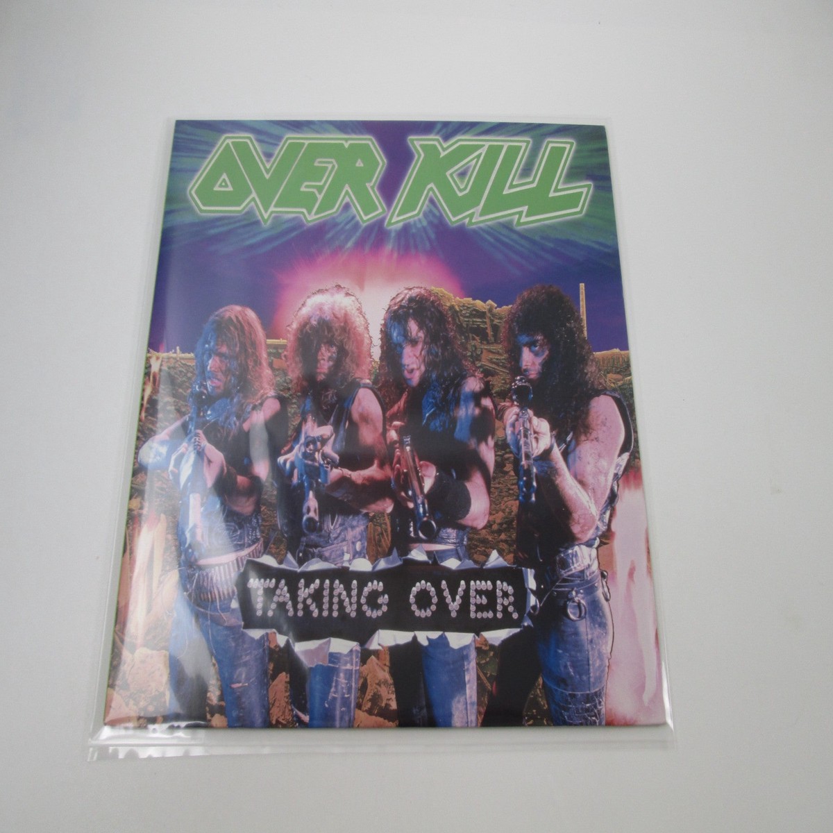Overkill Taking Over Atlantic P-13502 without OBI Japan LP Vinyl