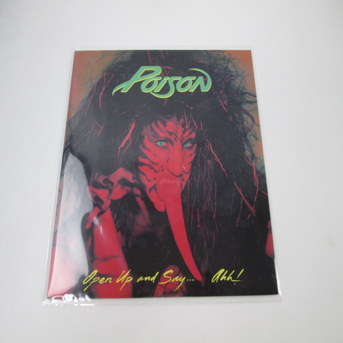 POISON OPEN UP AND SAY...AHH! CBS/SONY 25AP 5023 Japan LP Vinyl