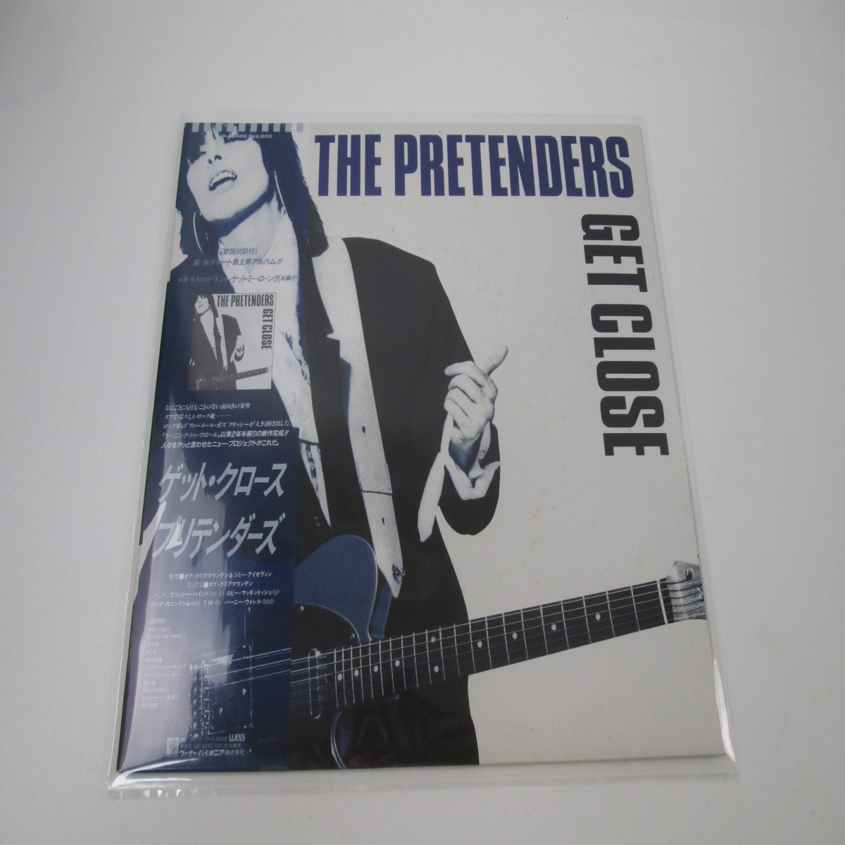 PRETENDERS GET CLOSE WEA P-13402 with OBI Japan LP Vinyl