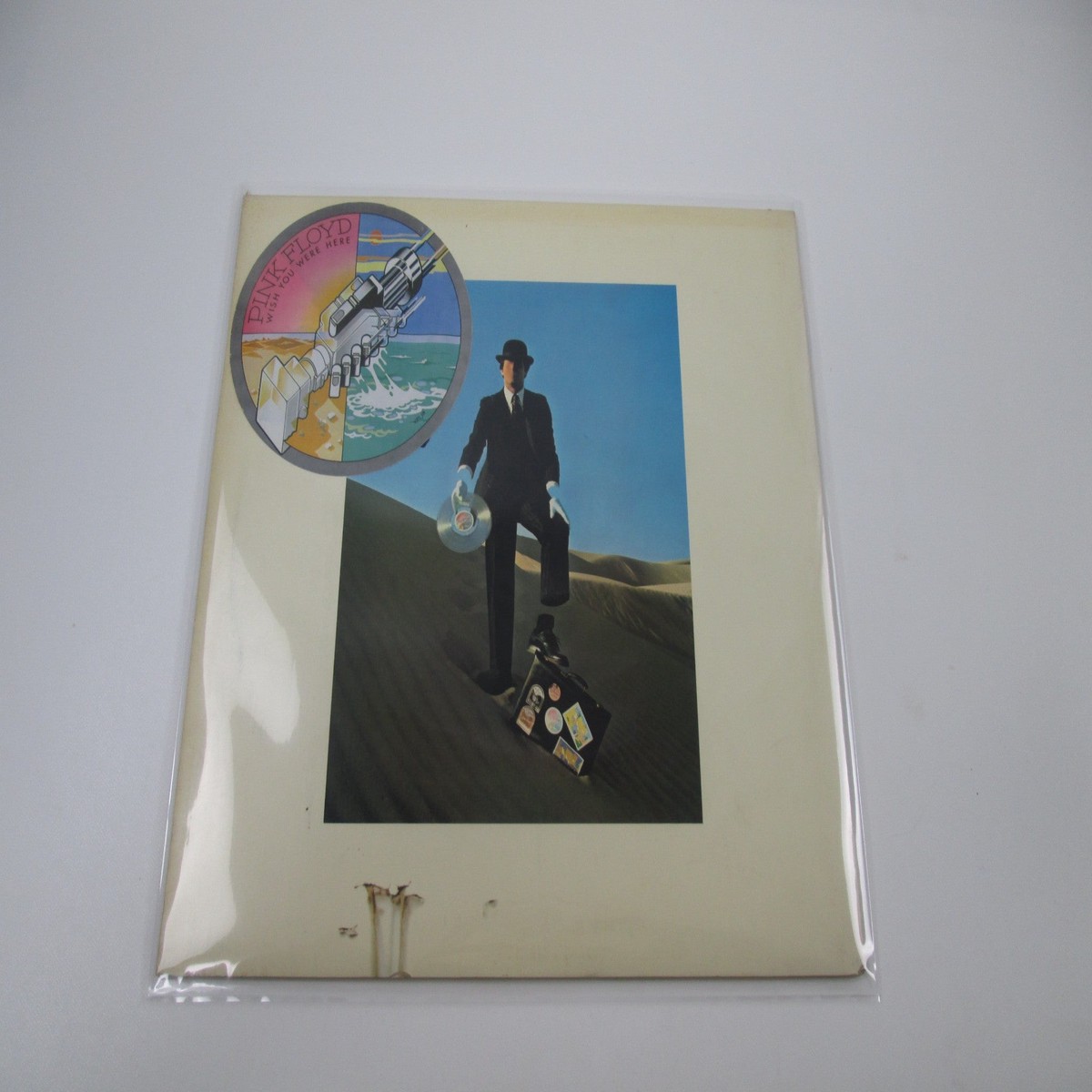 Pink Floyd Wish You Were Here SOPO-100 with Hype Poster Japan LP Vinyl