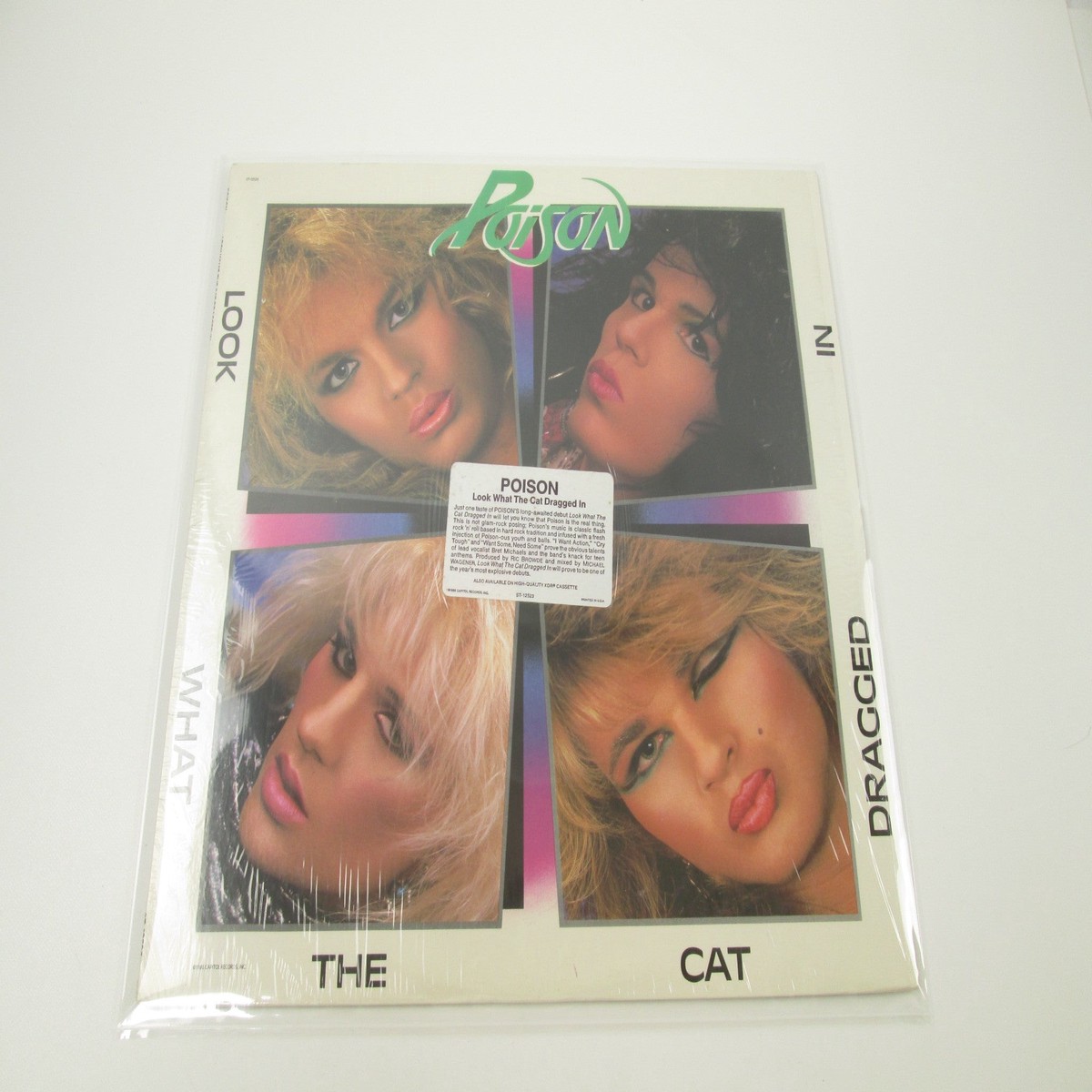 Poison Look What The Cat Dragged In ST-12523 LP Vinyl