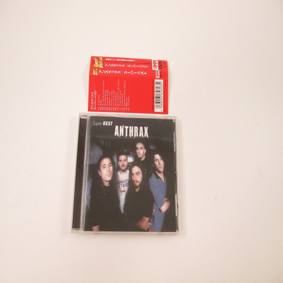 Anthrax Super Best PROI-1105 Music CD Japan Ver with OBI
