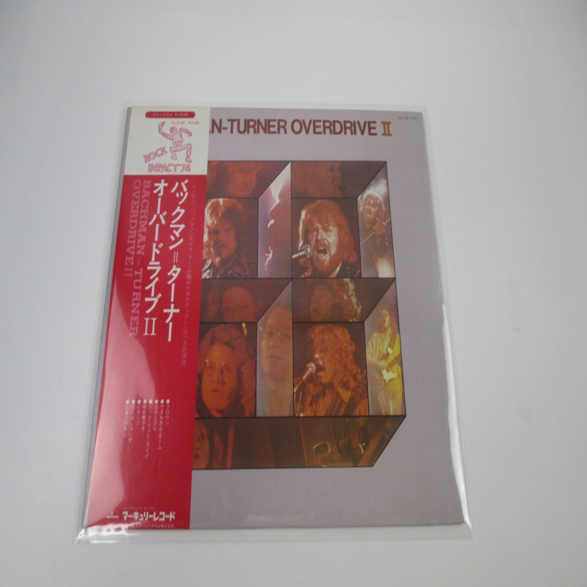 BACHMAN TURNER OVERDRIVE 2 MERCURY RJ-5129 with OBI Japan LP Vinyl