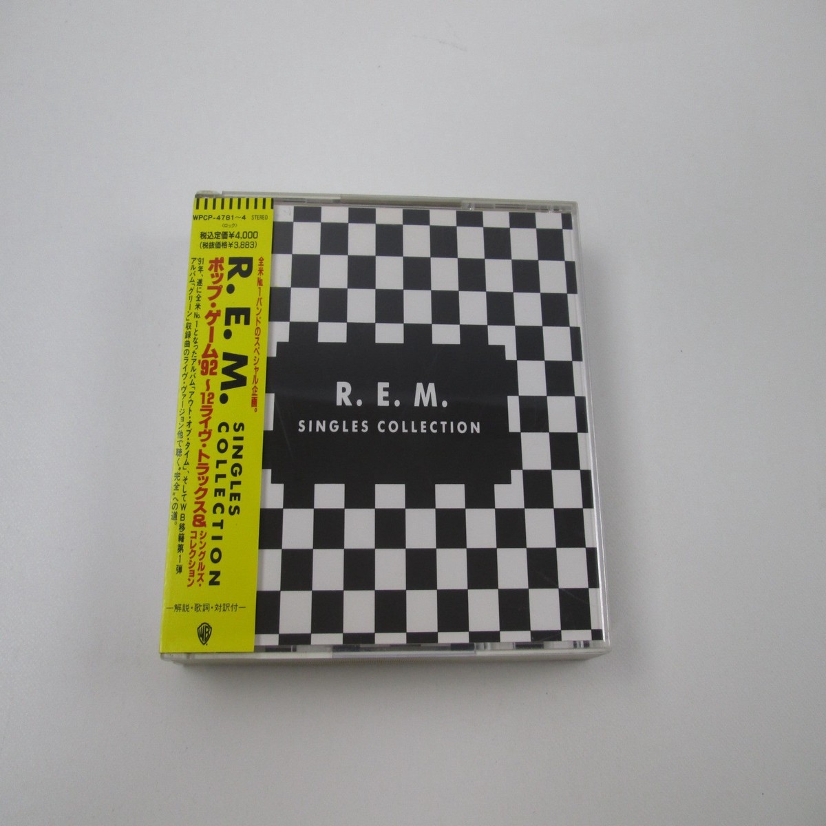 R.E.M. Singles Collection WPCP-4781~4 Music CD Japan Ver with OBI