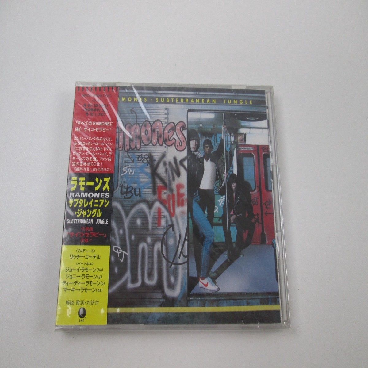 Ramones Subterranean Jungle Sealed WPCP-5829 Music CD Japan Ver with OBI