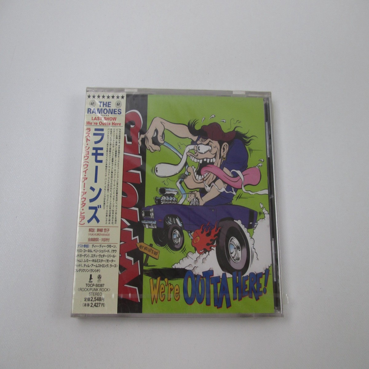 Ramones We're Outta Here! Sealed TOCP-50387 Music CD Japan Ver with OBI