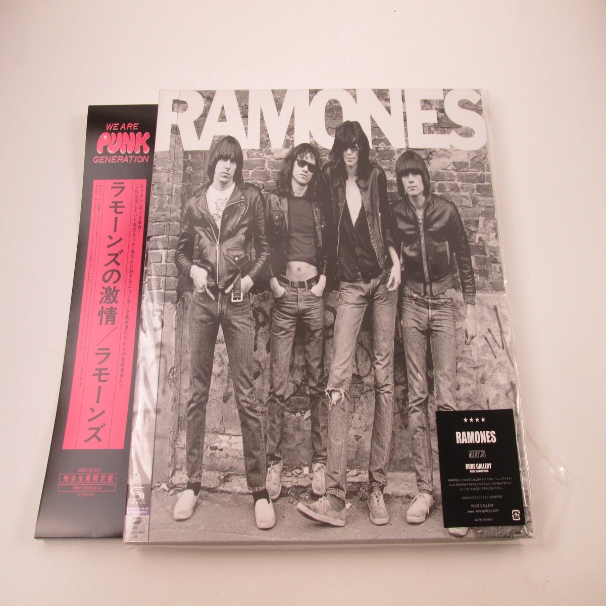 Ramones WPZR-30704/7 with OBI Japan LP Vinyl CD