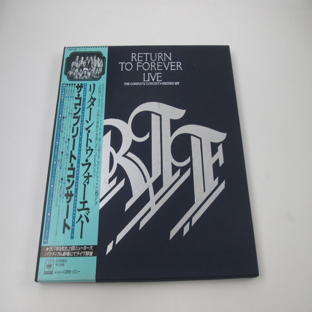 Return To Forever Live The Complete Concert 72AP 1160~3 with OBI Japan LP Vinyl