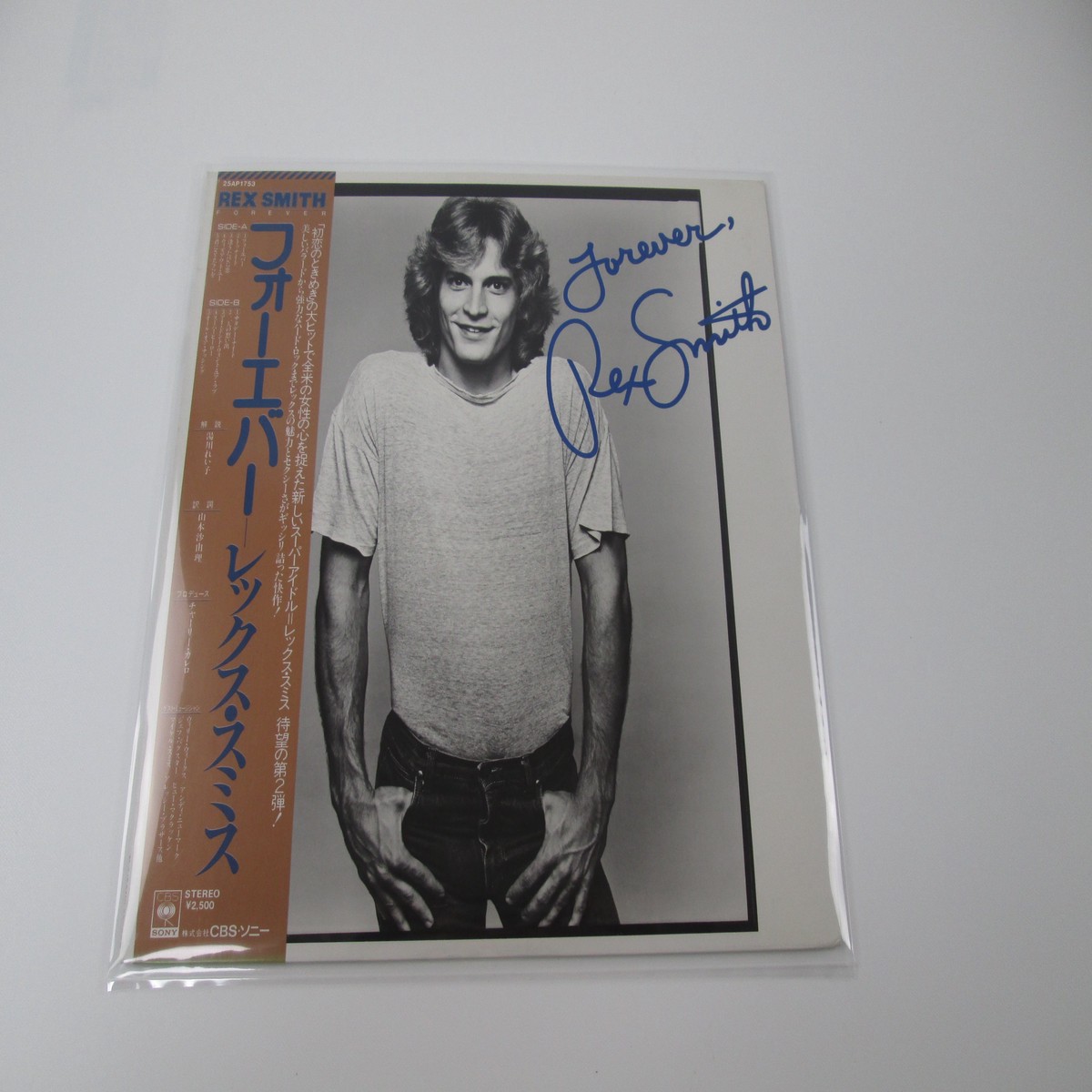 Rex Smith Forever 25AP 1753 with OBI Japan VINYL LP