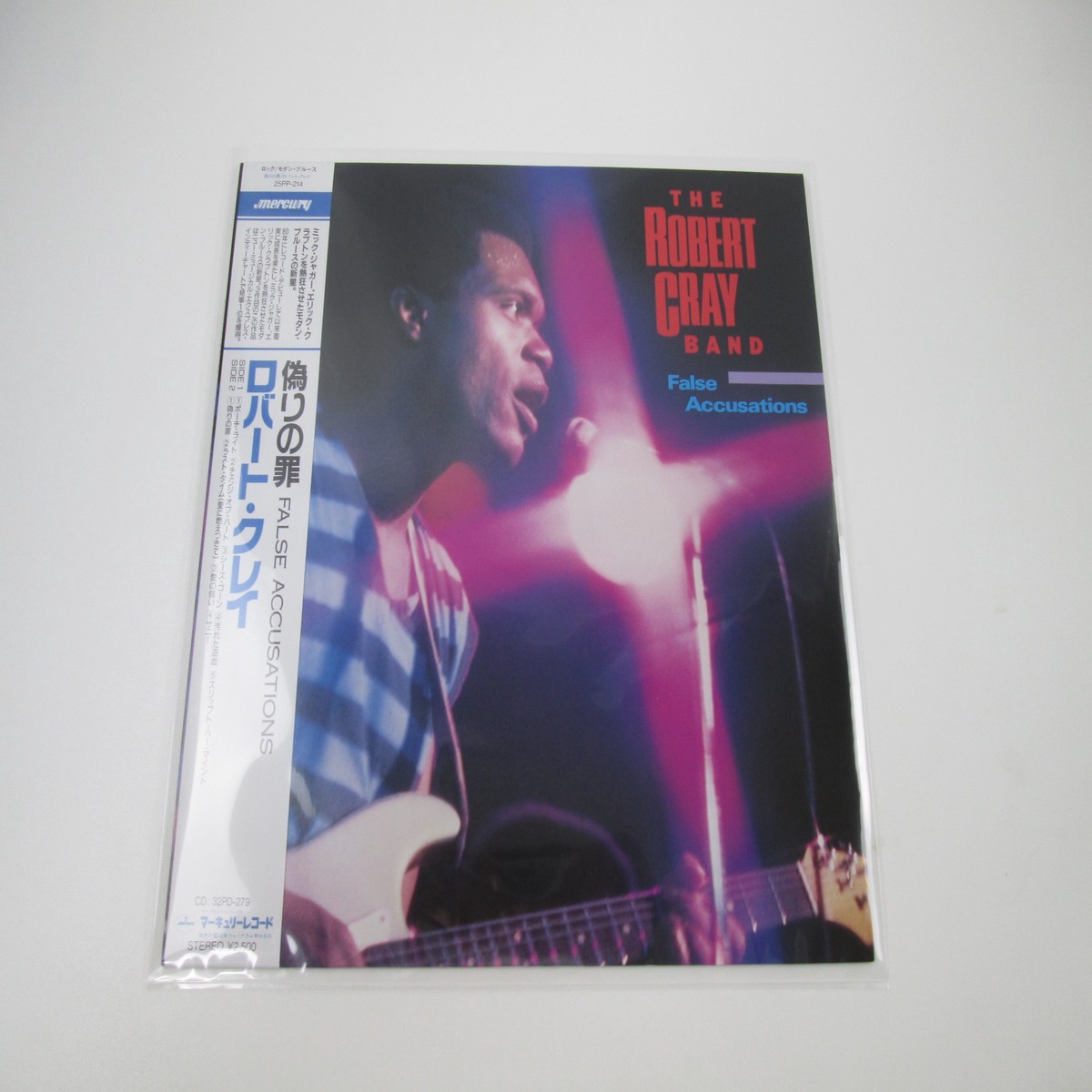 ROBERT CRAY BAND FALSE ACCUSATIONS MERCURY 25PP-214 with OBI Japan LP Vinyl