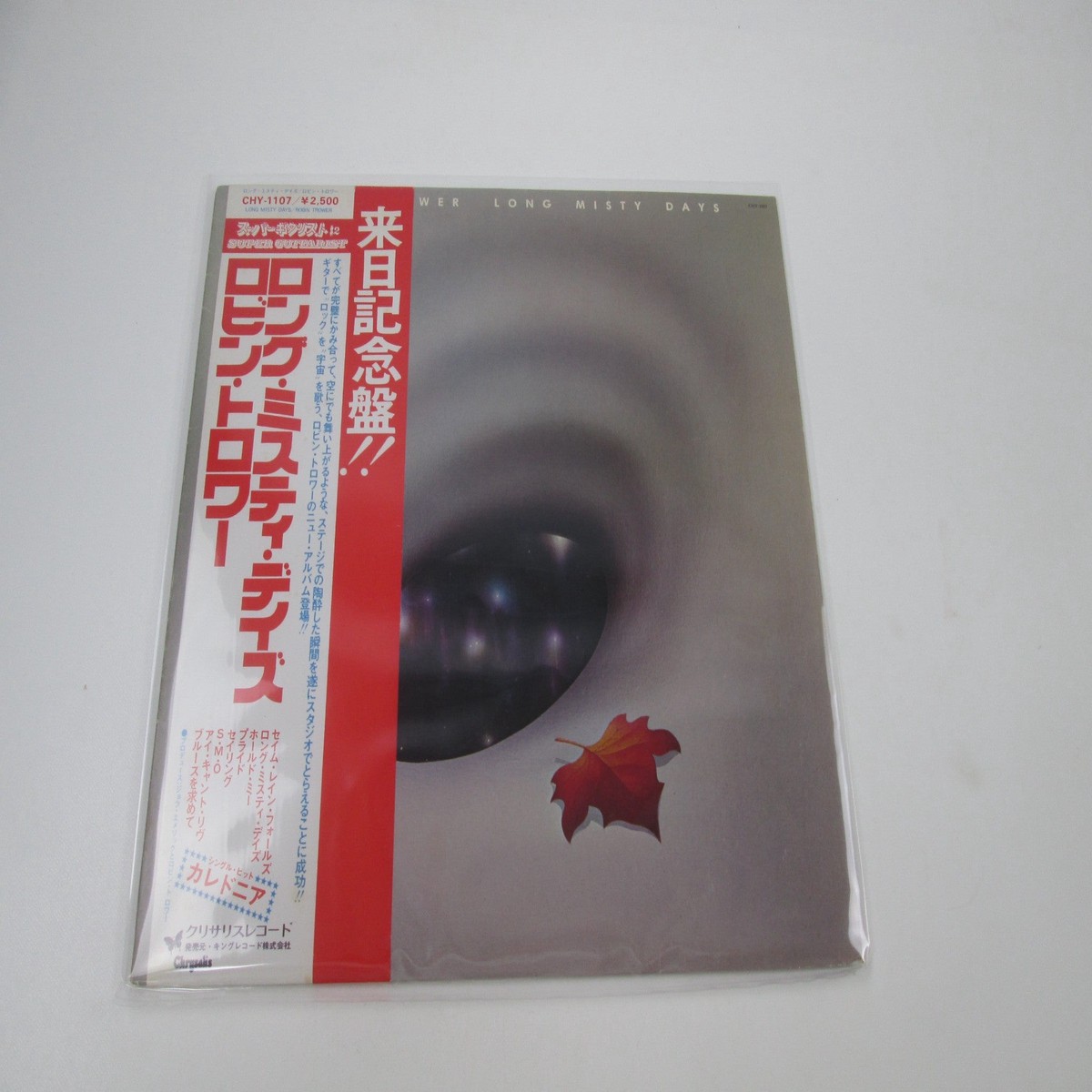 Robin Trower Long Misty Days Chrysalis CHY 1107 Promo with OBI Japan LP Vinyl