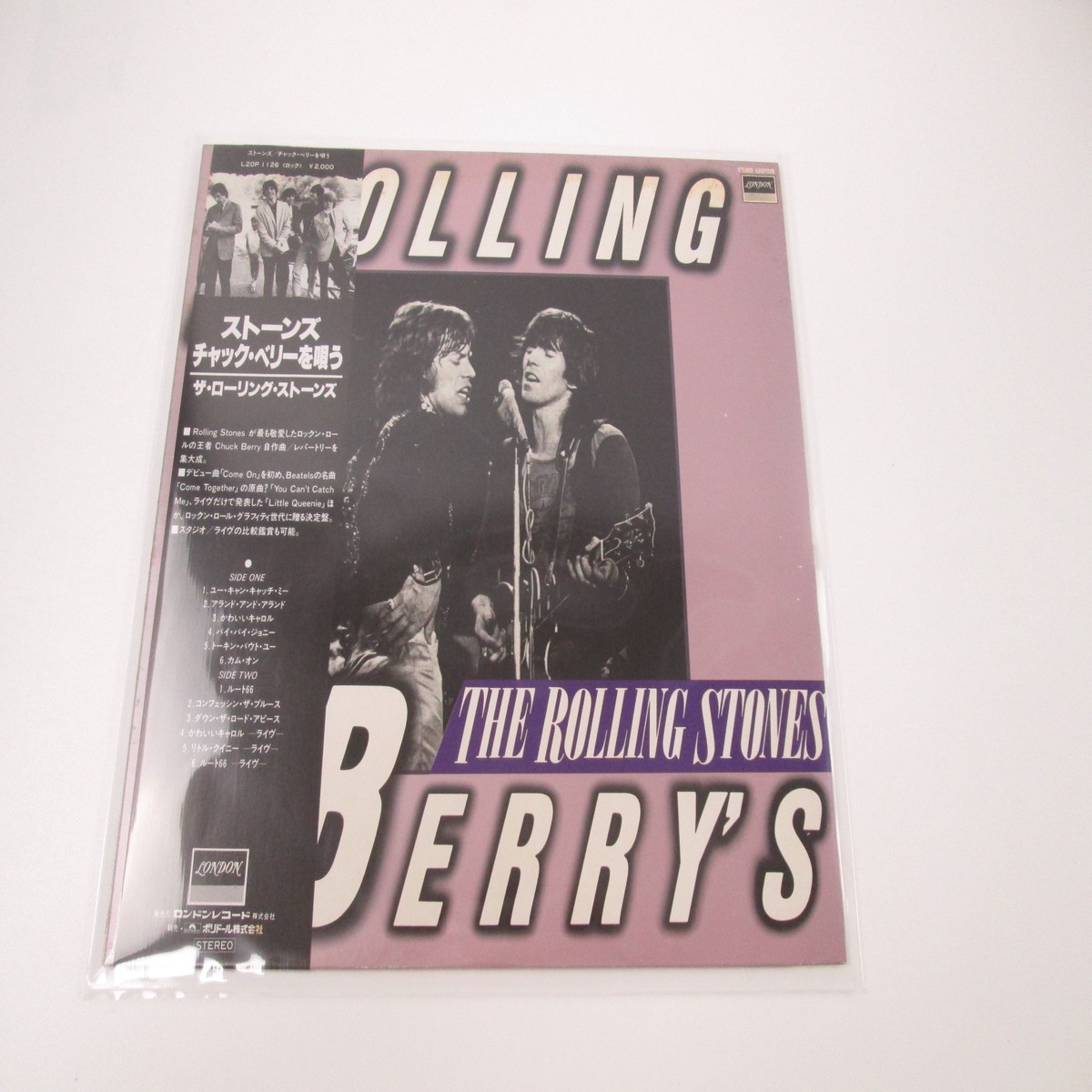 ROLLING STONES ROLLING BERRY'S LONDON L20P 1126 with OBI Japan VINYL LP
