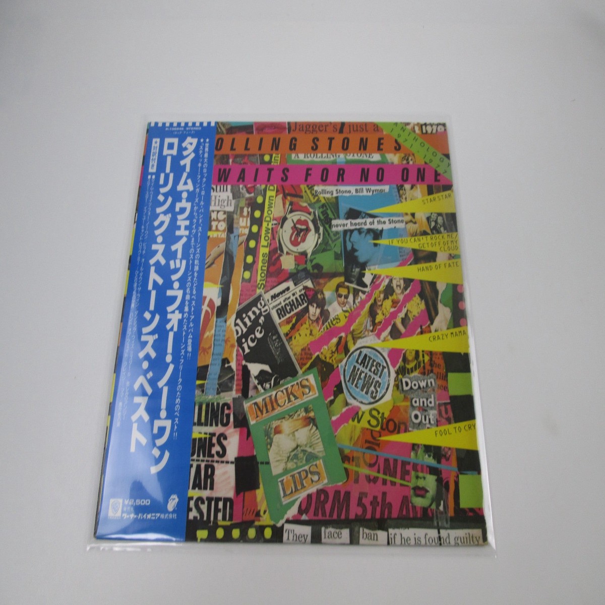 ROLLING STONES TIME WAITS FOR NO ONE P-10684S with OBI Japan LP Vinyl