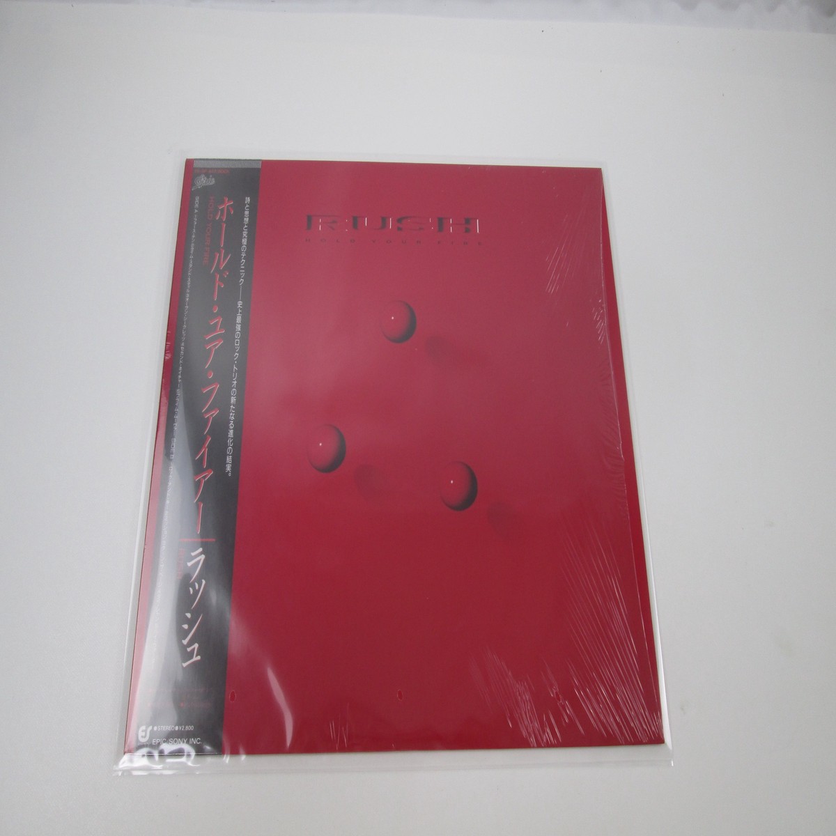 Rush Hold Your Fire 28 3P-847 with OBI Japan LP Vinyl