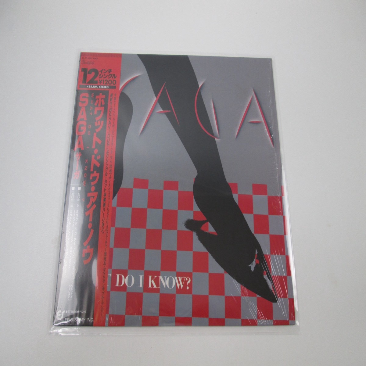 Saga What Do I Know ? 12 3P-666 with OBI Japan LP Vinyl