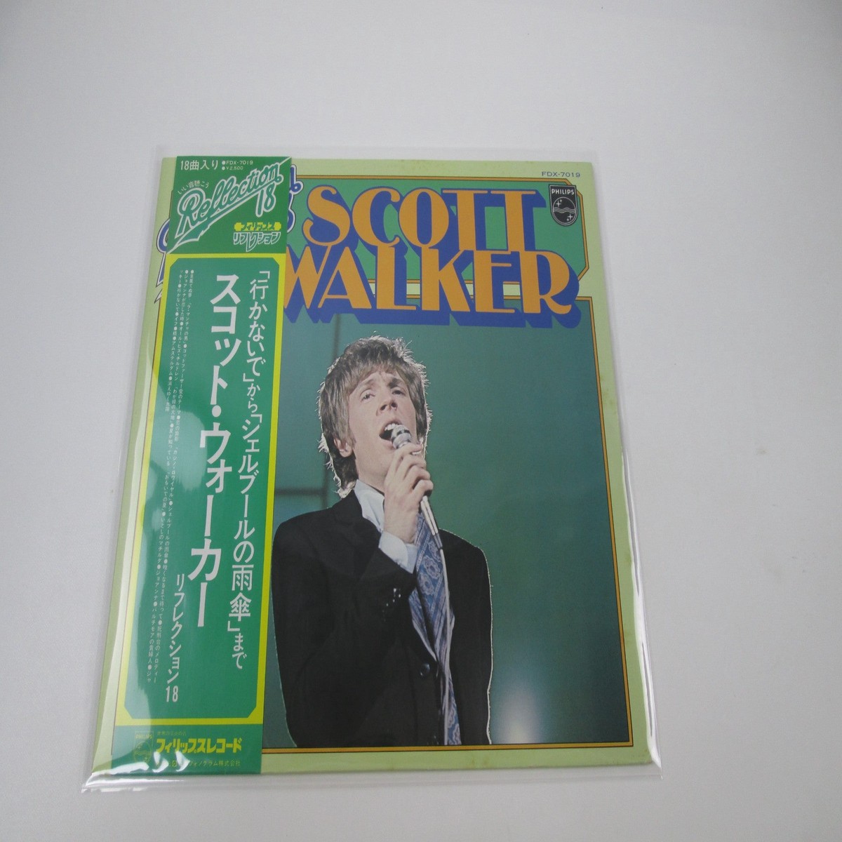 Scott Walker Reflection 18 FDX-7019 with OBI Japan LP Vinyl