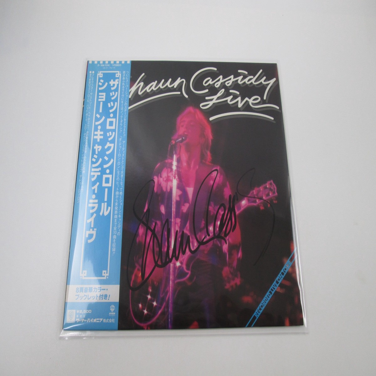 Shaun Cassidy Live That's Rock 'N' Roll P-10615W with OBI Japan LP Vinyl