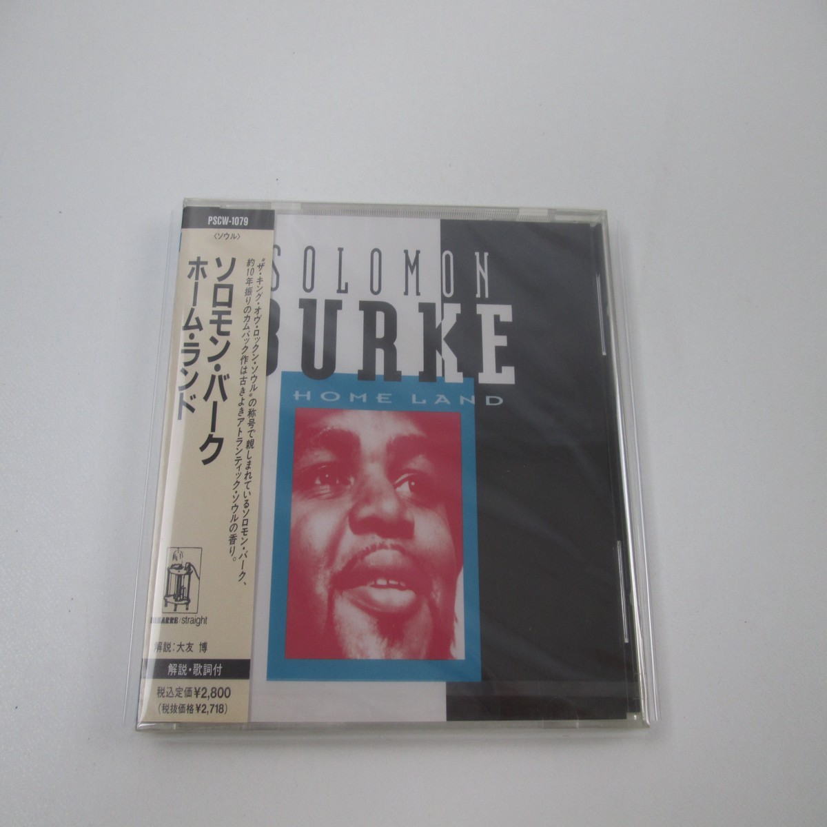 Solomon Burke Home Land PSCW-1079 Promo Sealed Music CD Japan with OBI