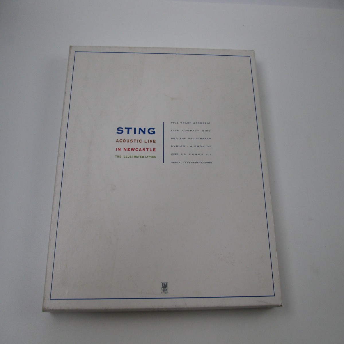Sting Acoustic Live In Newcastle PCCY-10281 Music CD Japan Ver