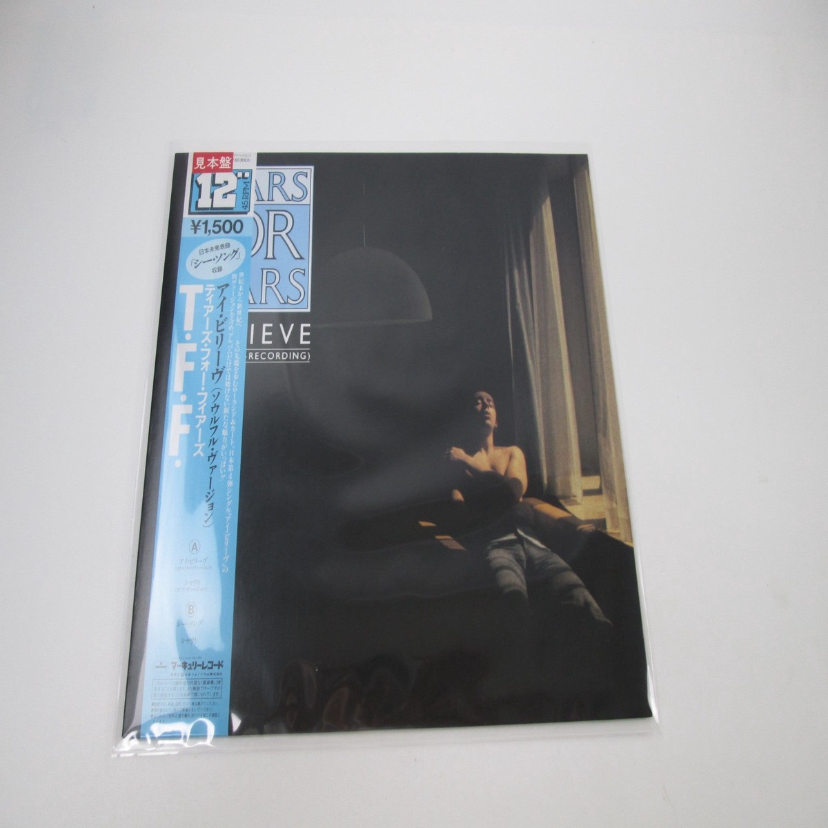 Tears For Fears I Believe Promo 15PP-50 with OBI Japan LP Vinyl