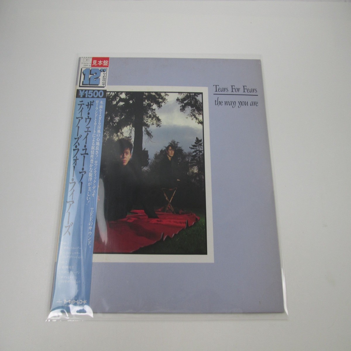 Tears For Fears The Way You Are Promo 15PP-42 with OBI Japan LP Vinyl