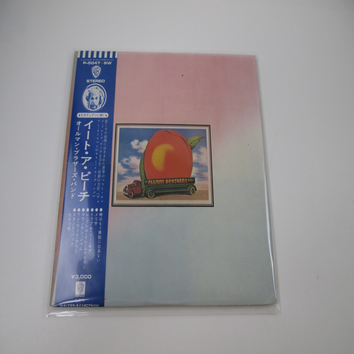 The Allman Brothers Band Eat A Peach P-5047,8W with OBI Japan LP Vinyl B