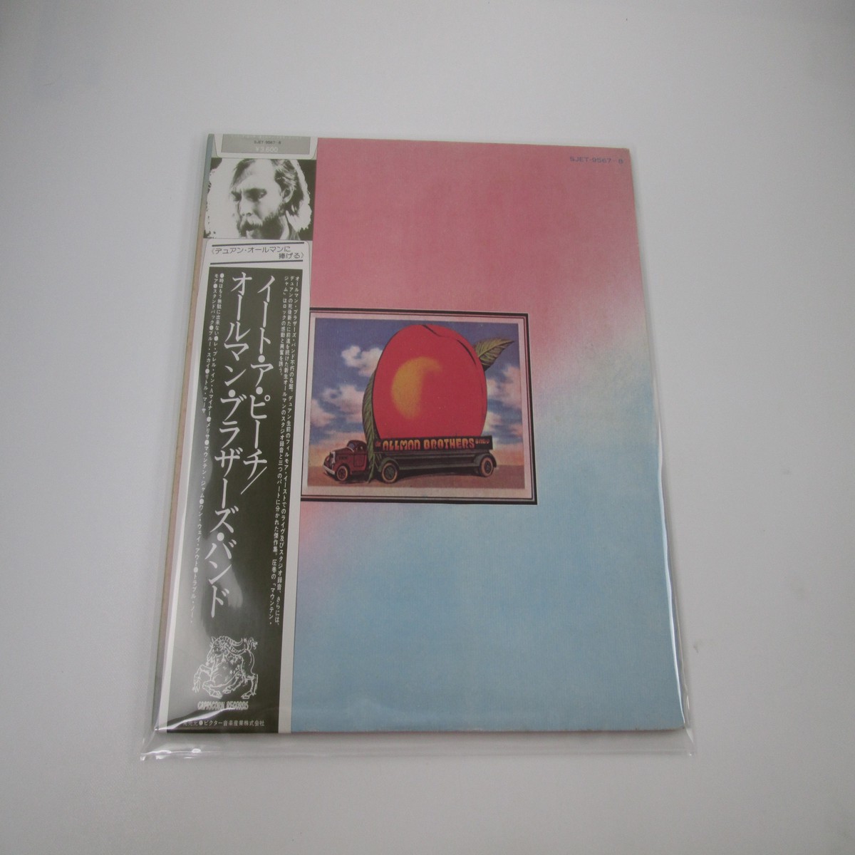 The Allman Brothers Band Eat A Peach SJET-9567,8 with OBI Japan LP Vinyl B