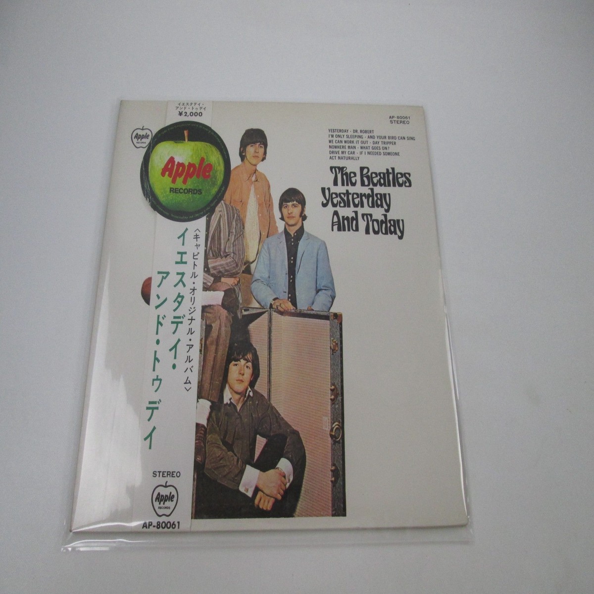 The Beatles "Yesterday"...... And Today AP-80061 with OBI Japan LP Red Vinyl
