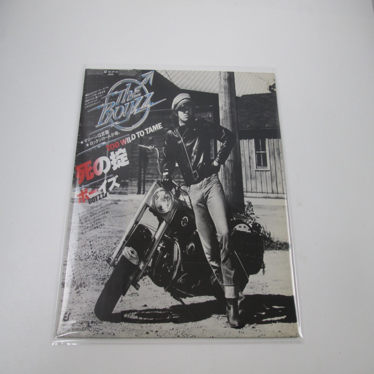 The Boyzz Too Wild To Tame 25 3P-20 with OBI Japan LP Vinyl