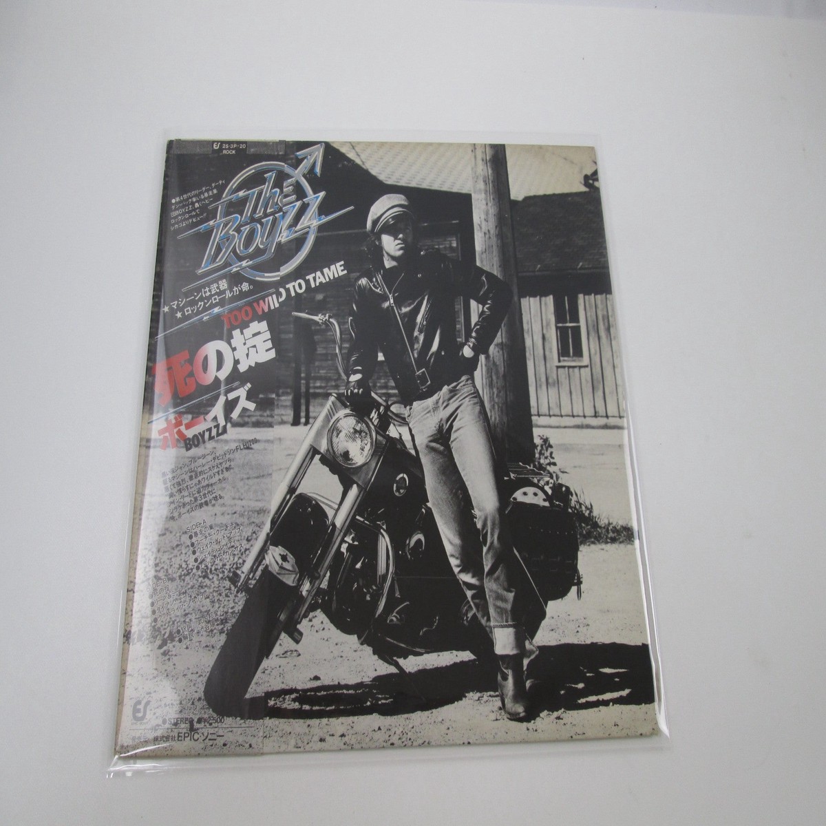 The Boyzz Too Wild To Tame Promo 25 3P-20 with OBI Japan LP Vinyl