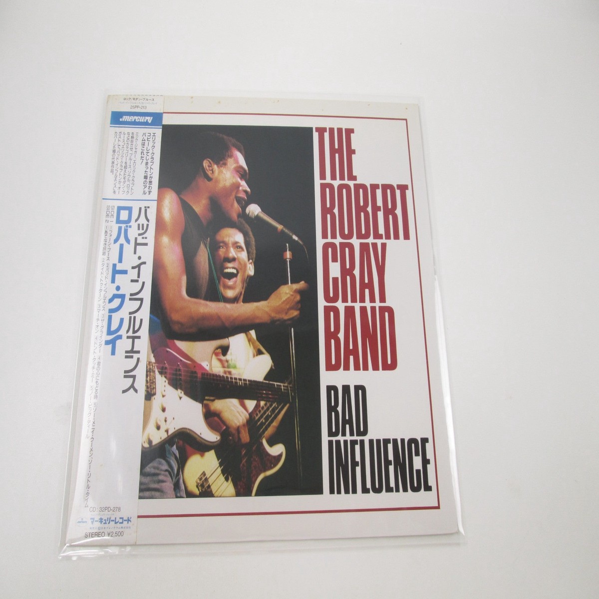 The Robert Cray Band Bad Influence 25PP-213 with OBI Japan LP Vinyl
