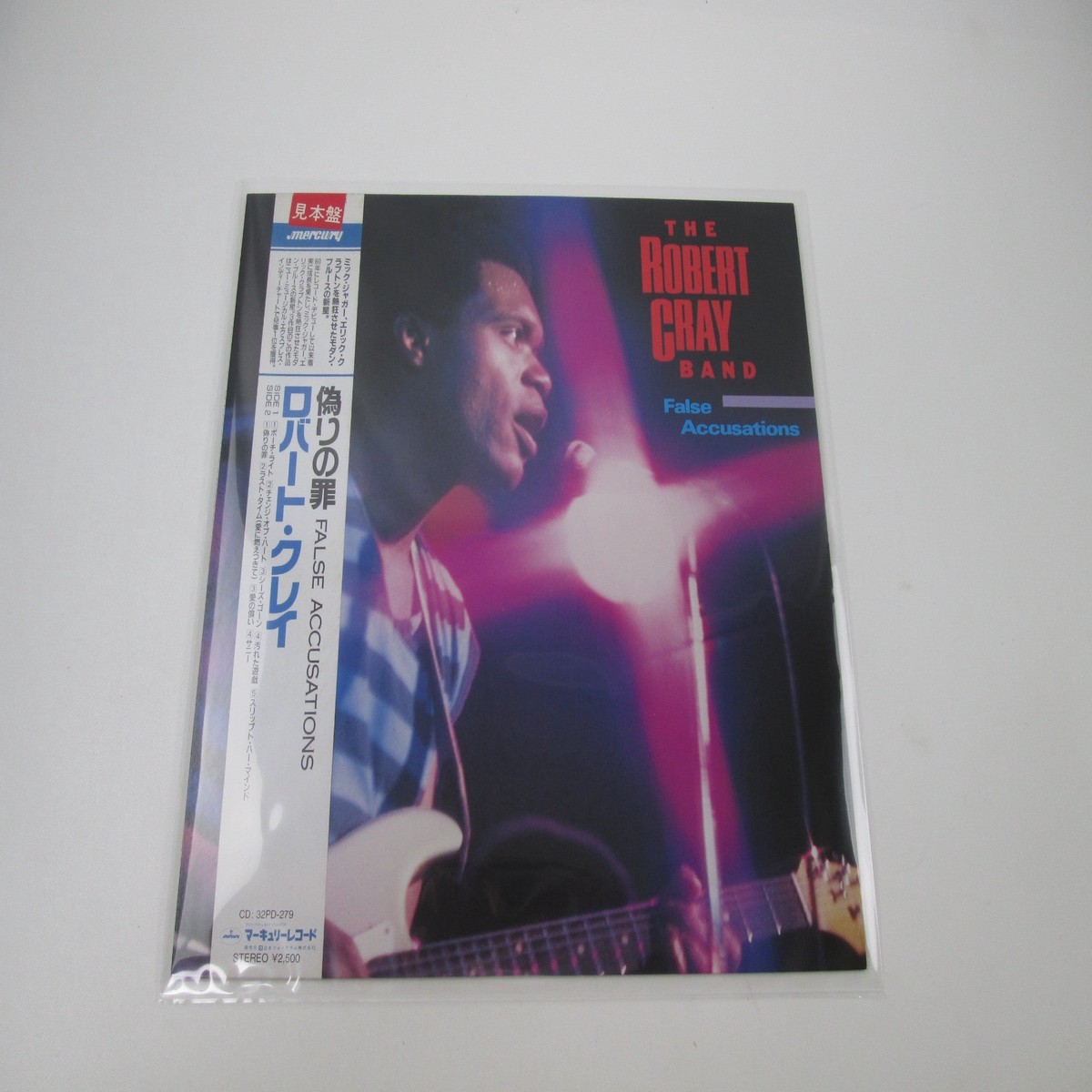 The Robert Cray Band False Accusations Promo 25PP-214 with OBI Japan LP Vinyl