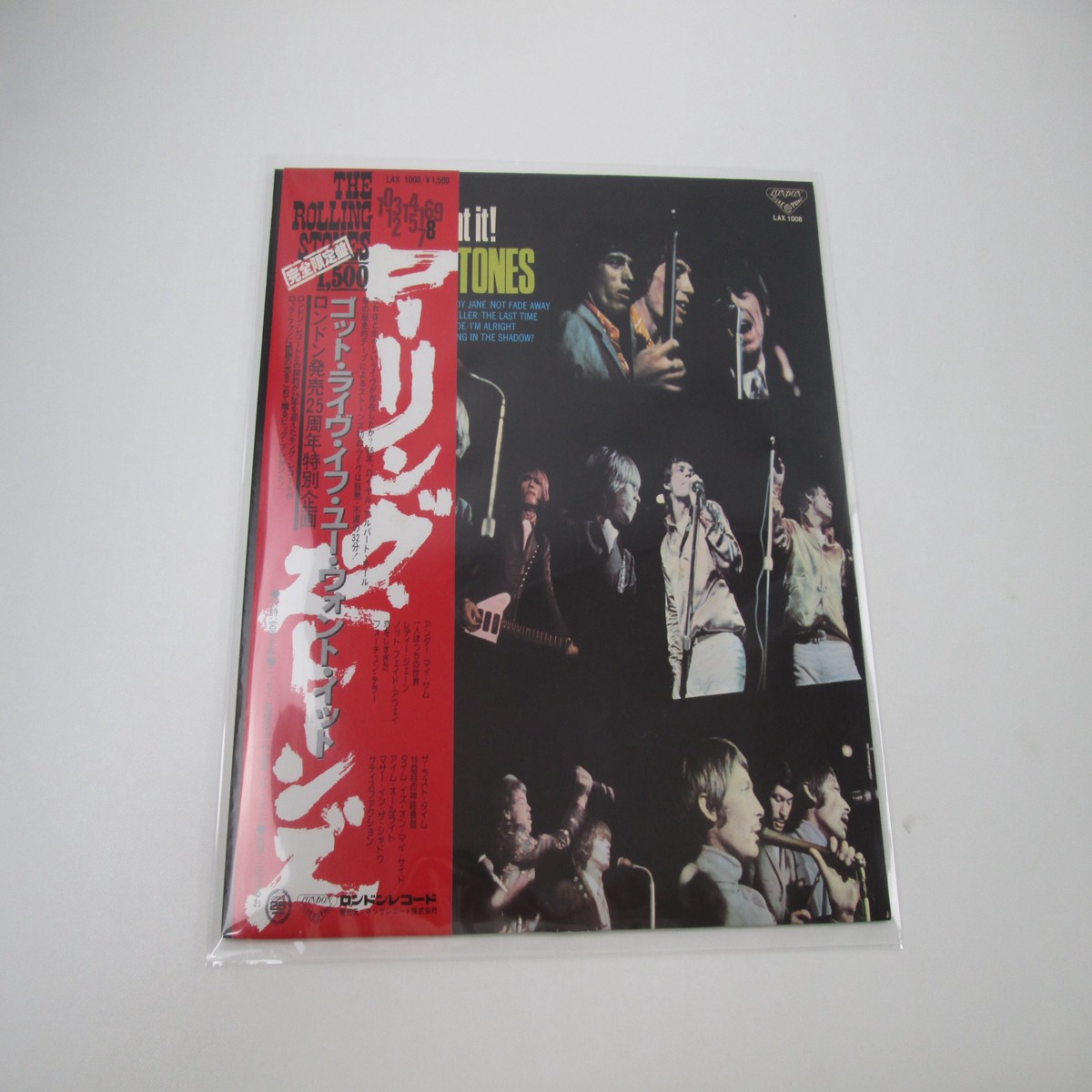 The Rolling Stones Big Hits LAX-1008 with OBI Japan LP Vinyl B
