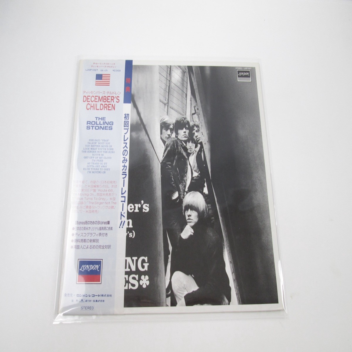 The Rolling Stones December's Children L20P-1027 with OBI Japan LP Color Vinyl