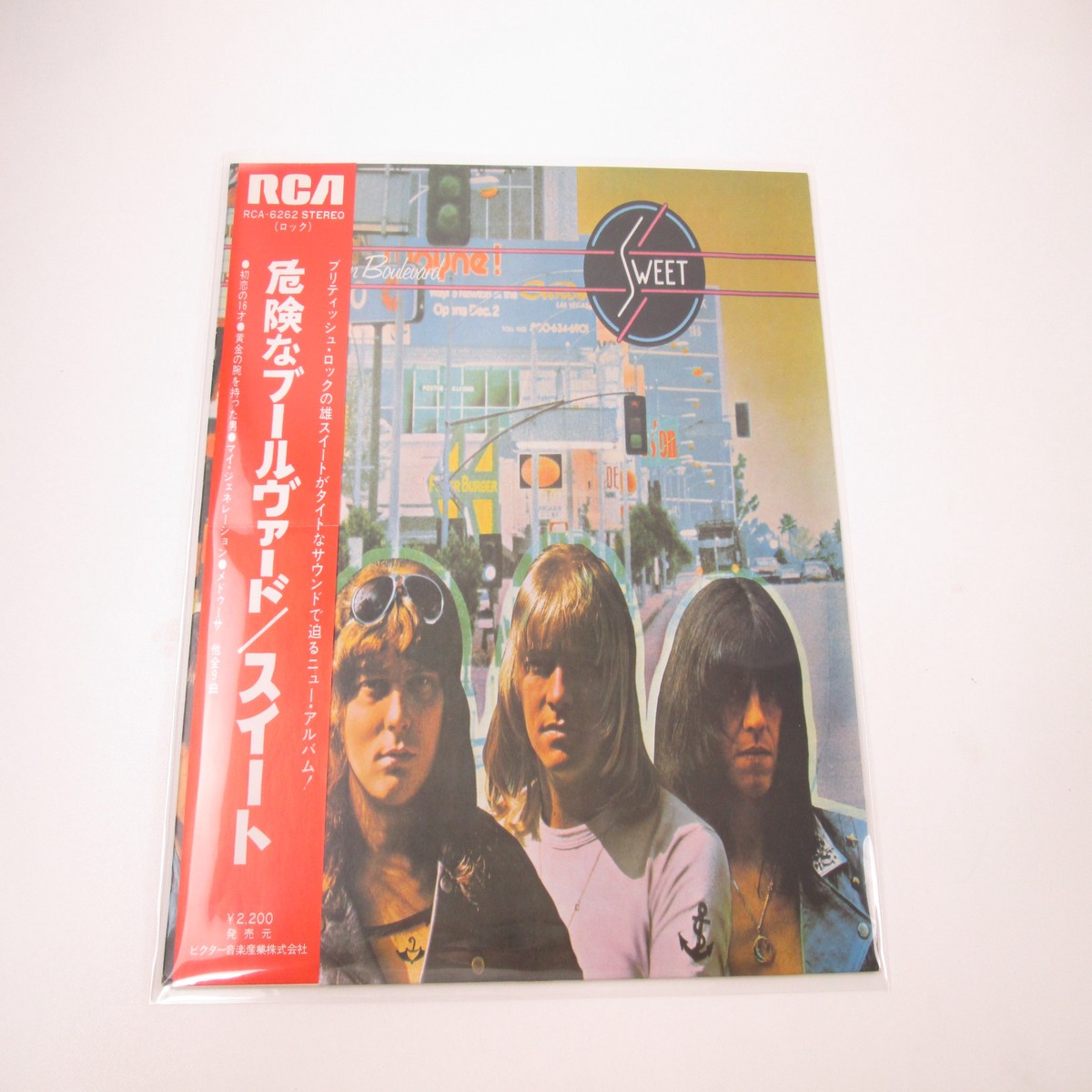 The Sweet Desolation Boulevard RCA-6262 with OBI Japan LP Vinyl B