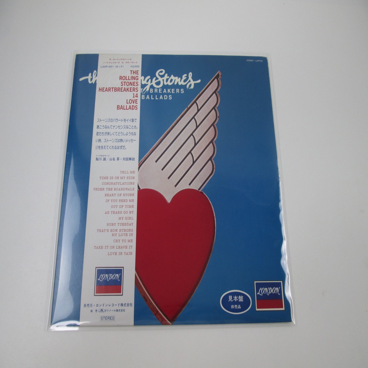 The Rolling Stones Heartbreakers 14 Love Ballads Promo L20P 1001 OBI LP Japan Vinyl