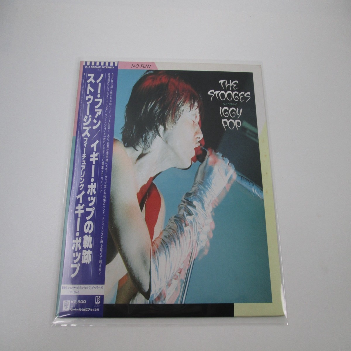 The Stooges Featuring Iggy Pop No Fun P-10904E with OBI Japan LP Vinyl