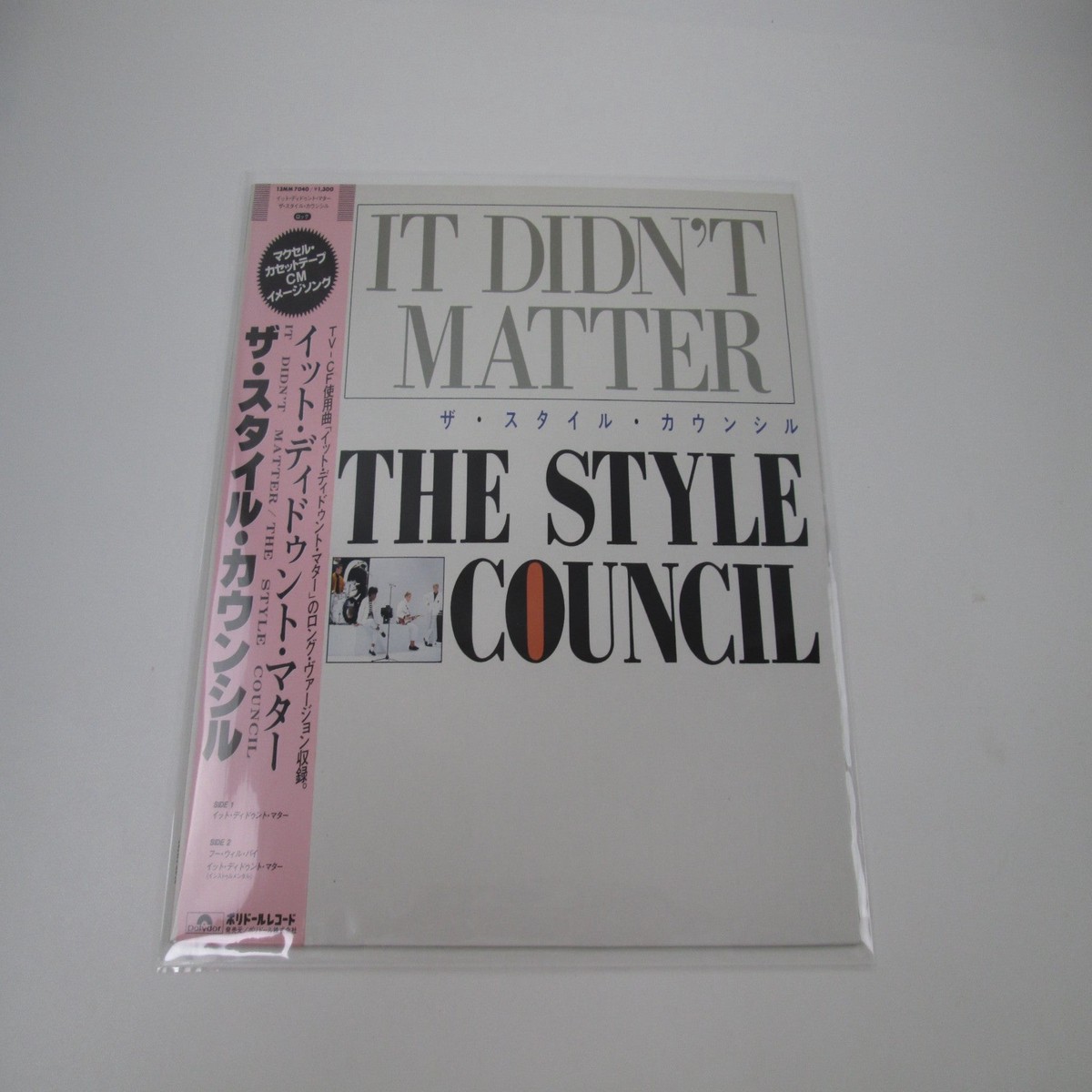 The Style Council It Didn't Matter 13MM 7040 with OBI Japan LP Vinyl