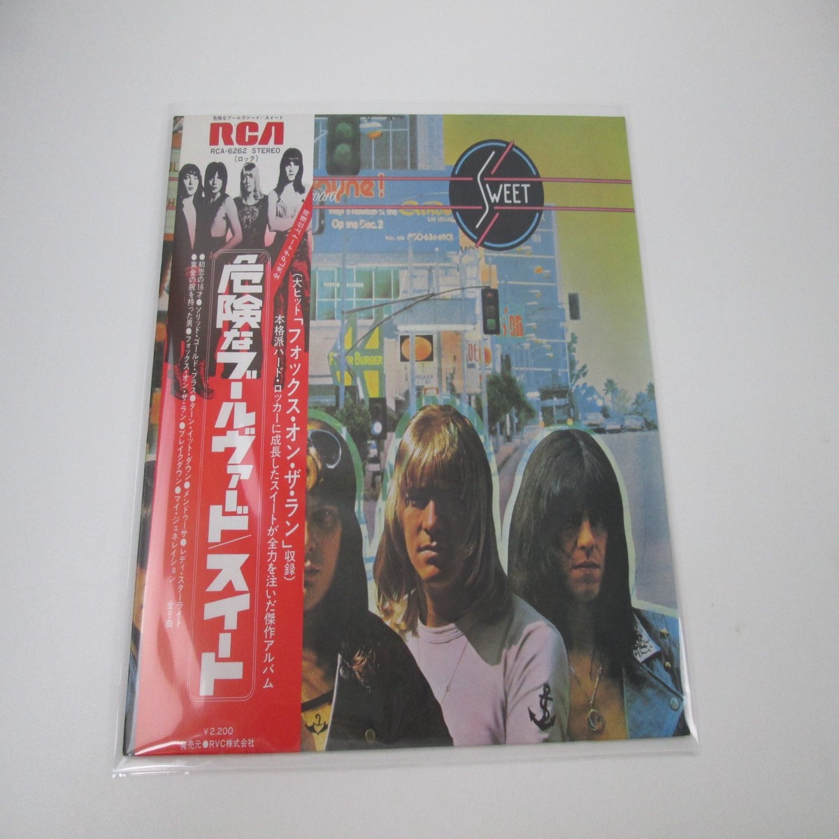 The Sweet Desolation Boulevard RCA-6262 with OBI Japan LP Vinyl A