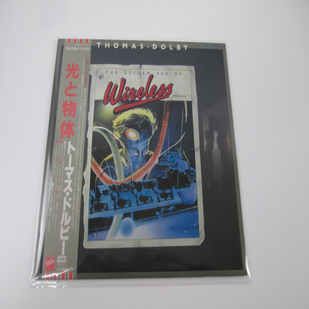 THOMAS DOLBY GOLDEN AGE OF WIRELESS EMS-81604 with OBI Japan VINYL LP