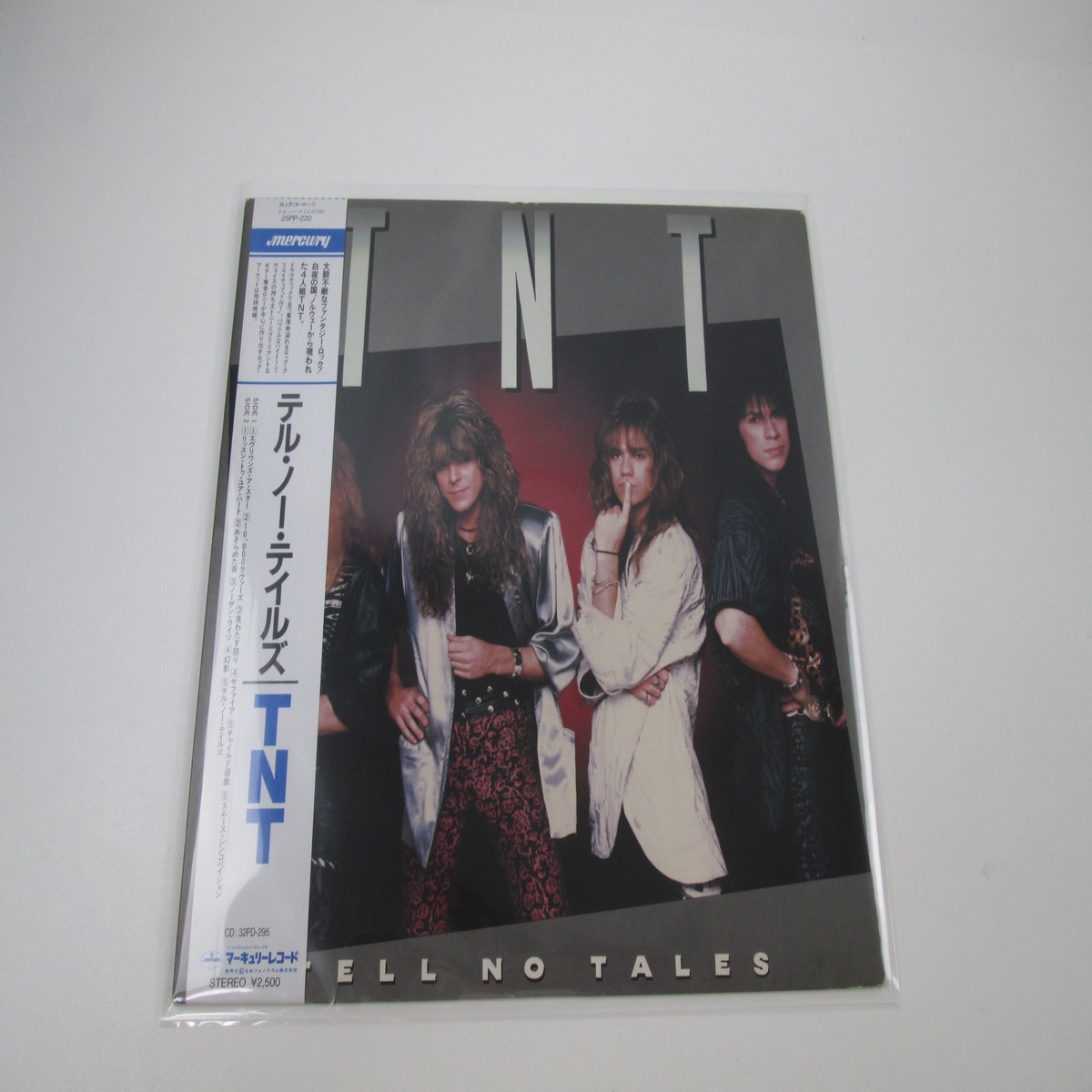 TNT TELL NO TALES MERCURY 25PP-220 with OBI Japan VINYL LP